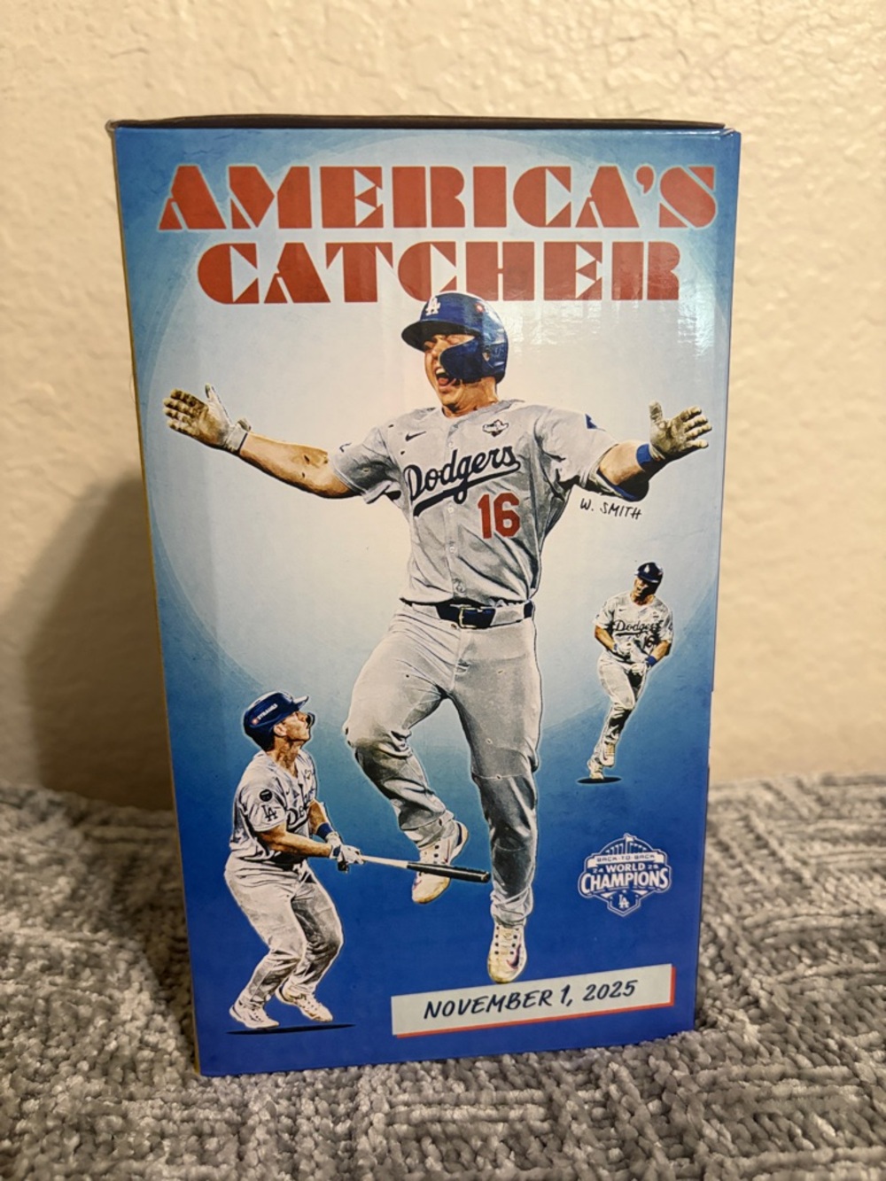 Los Angeles Dodgers "Big Will" Will Smith 2026 Bobblehead - Picture 3 of 8